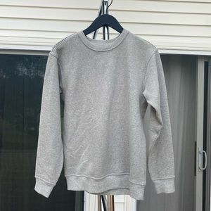 lululemon grey crew neck pullover